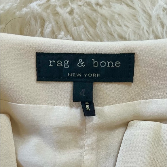 RAG & BONE Color Block Navy & Creme Dress Size 4 - Picture 9 of 10